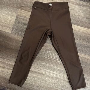 ALO Yoga Chocolate Brown Leggings